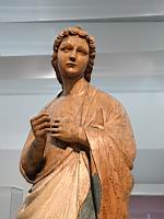 Statue, Ange (Entourage de Nino Pisano, Toscane, v 1360, Bois, polychromie)(3)